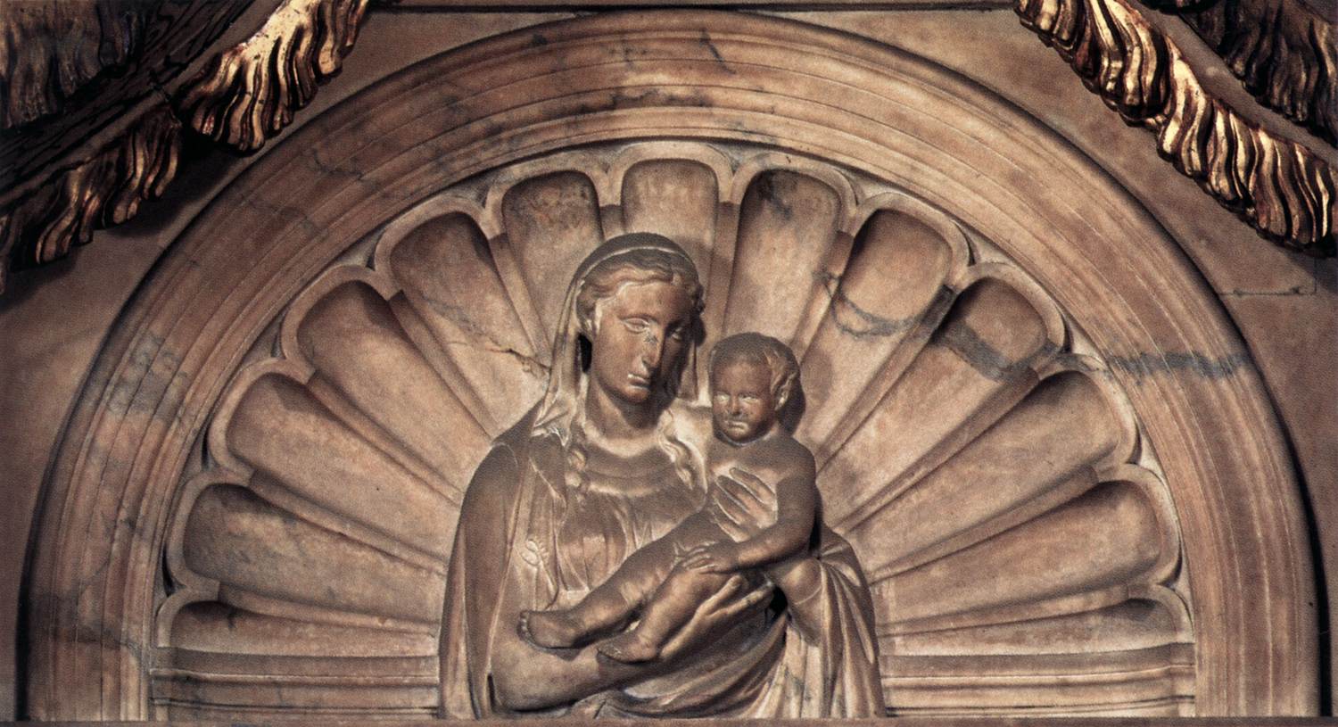 Funeral Monument to the Anti-pope John XXIII (detail) by MICHELOZZO DI BARTOLOMEO