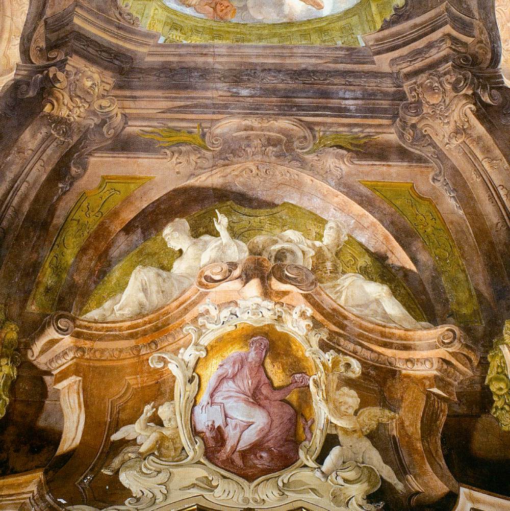 Ceiling fresco (detail) by BAMBINI, Nicolò