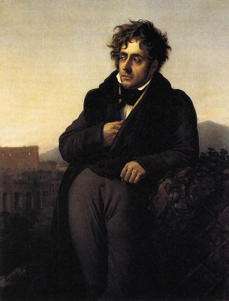 François-René de Chateaubriand by GIRODET DE ROUCY-TRIOSON, Anne-Louis