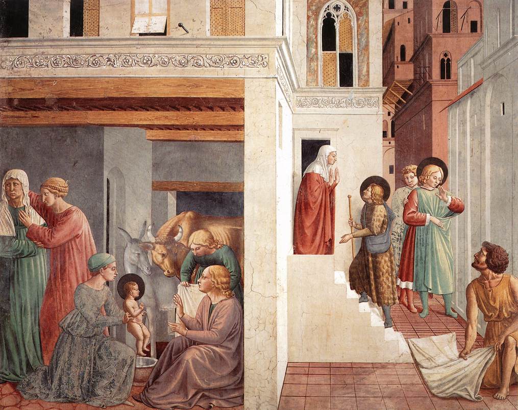 Scenes from the Life of St Francis (Scene 1, north wall) by