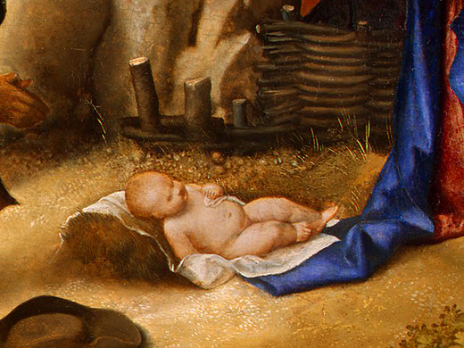 Adoration of the Shepherds (detail) by