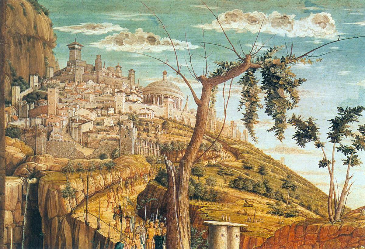 Agony in the Garden (detail) by MANTEGNA, Andrea