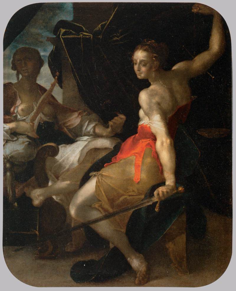 Allegory of Justice and Prudence by SPRANGER, Bartholomaeus