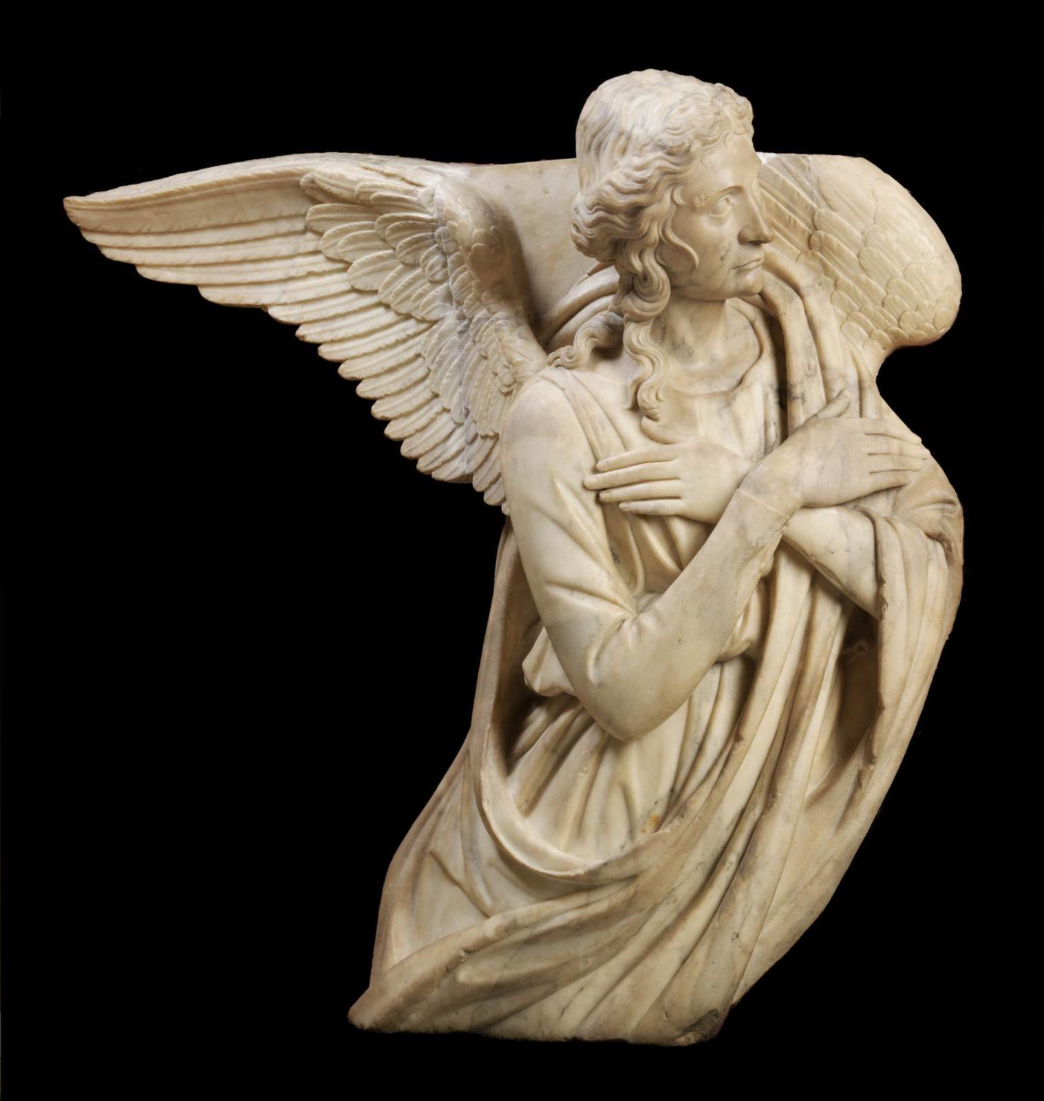 Monument to Bartolomeo Aragazzi: An Adoring Angel by MICHELOZZO DI BARTOLOMEO