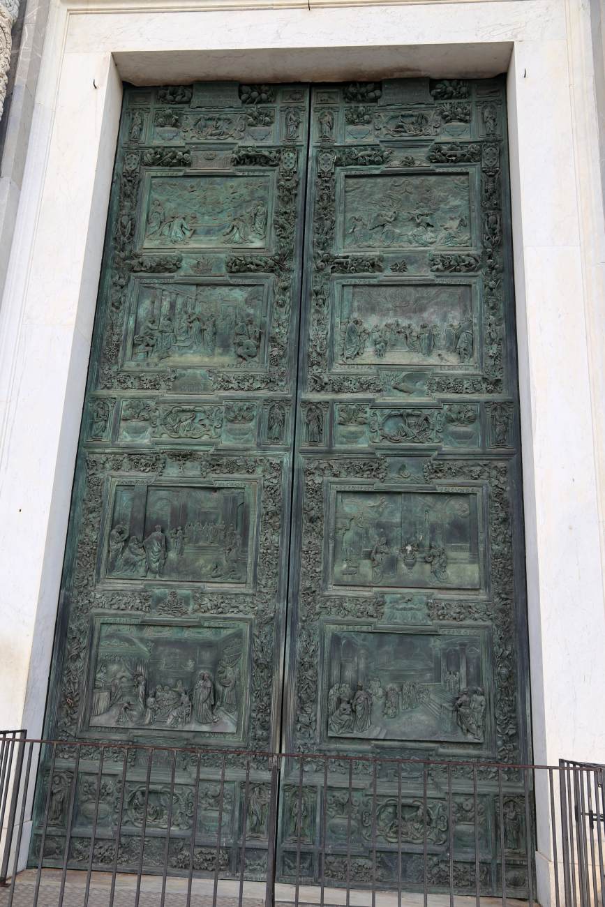 Bronze doors by