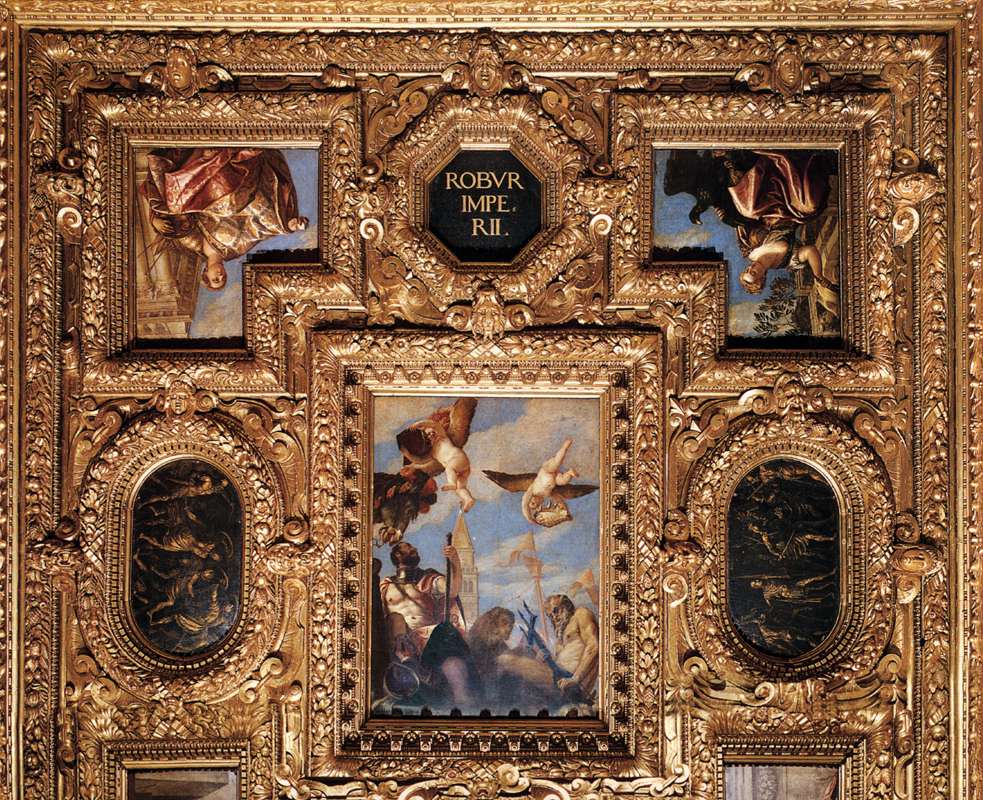 Ceiling decoration (detail) by VERONESE, Paolo