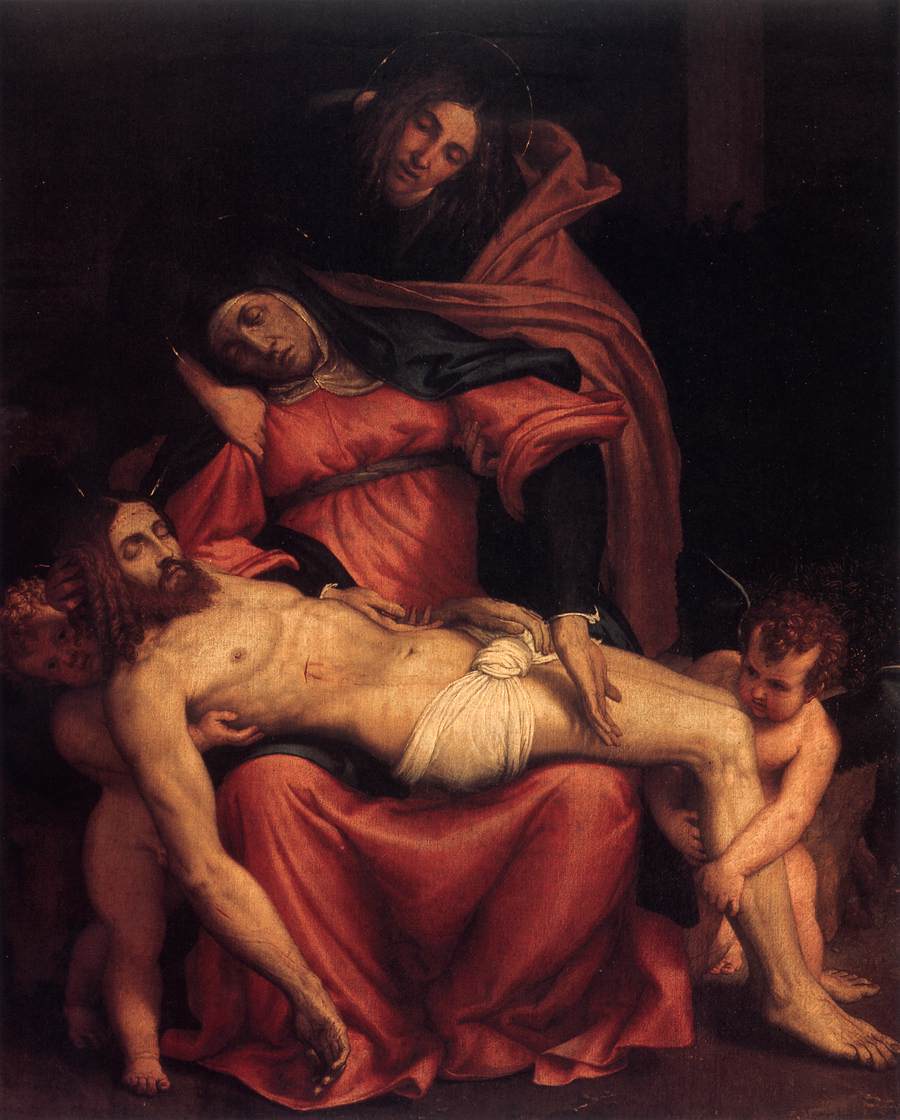 Pietà by LOTTO, Lorenzo