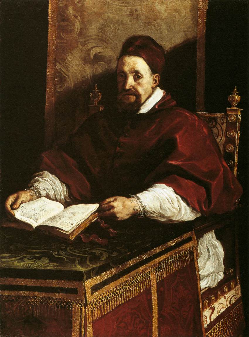 Portrait of Paul Gregory XV by GUERCINO