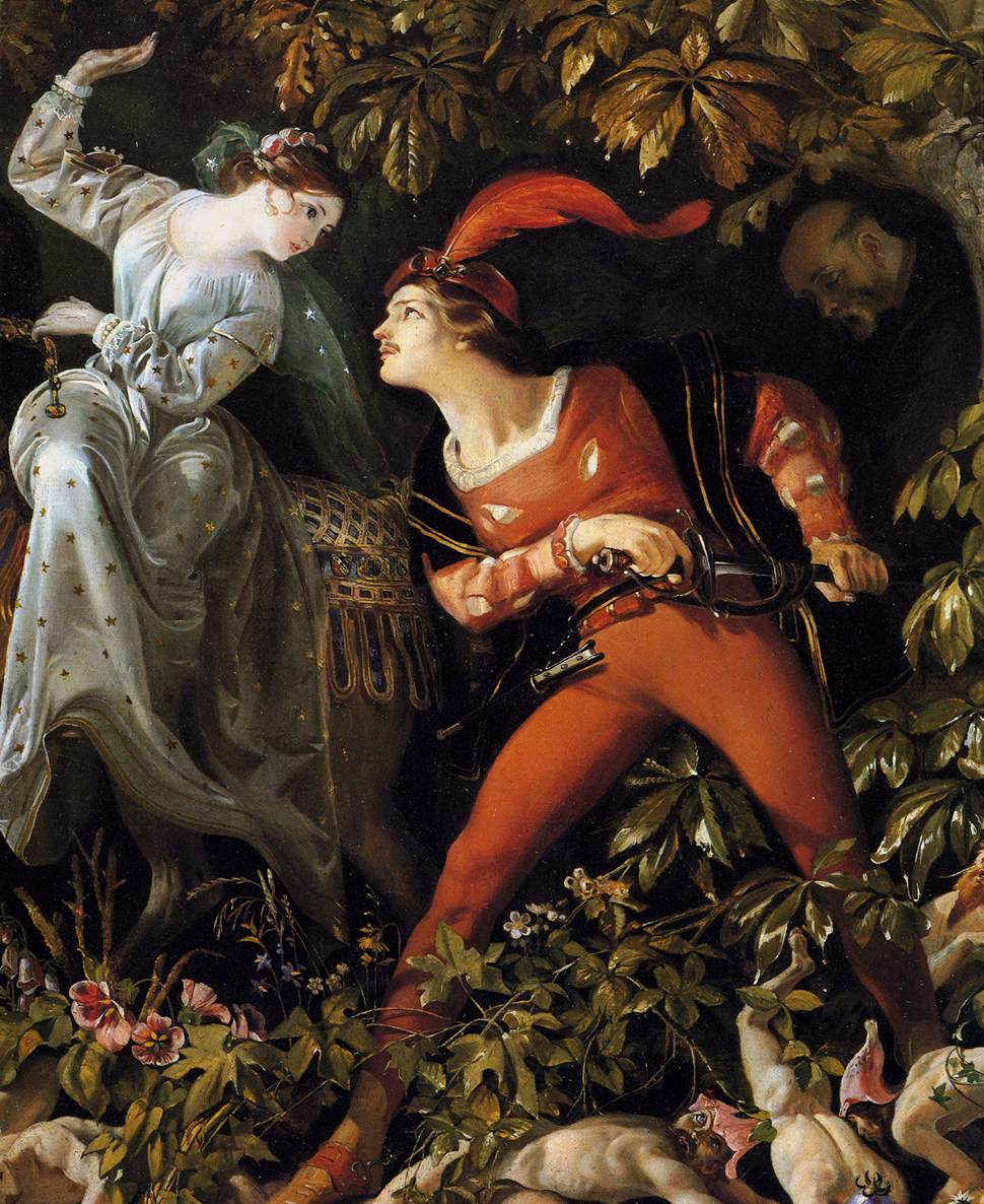 A Scene from 'Undine' (detail) by MACLISE, Daniel