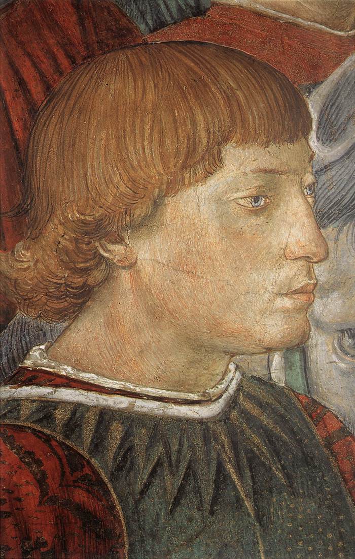 Procession of the Youngest King (detail) by GOZZOLI, Benozzo