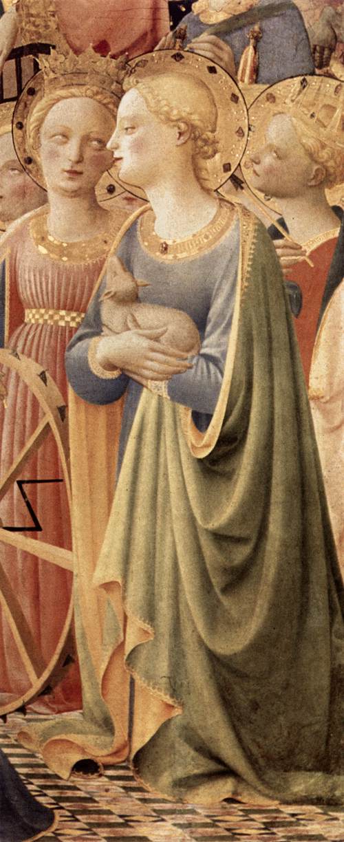 Coronation of the Virgin (detail) by ANGELICO, Fra