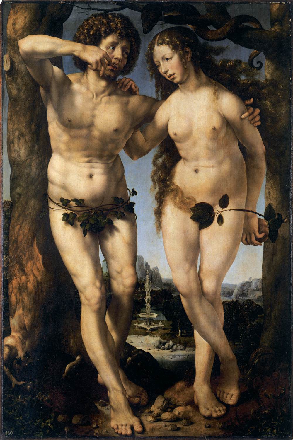 Adam and Eve by GOSSART, Jan