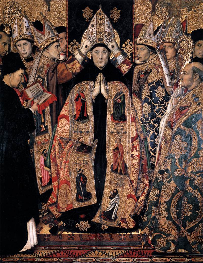 The Consecration of St Augustine by HUGUET, Jaume