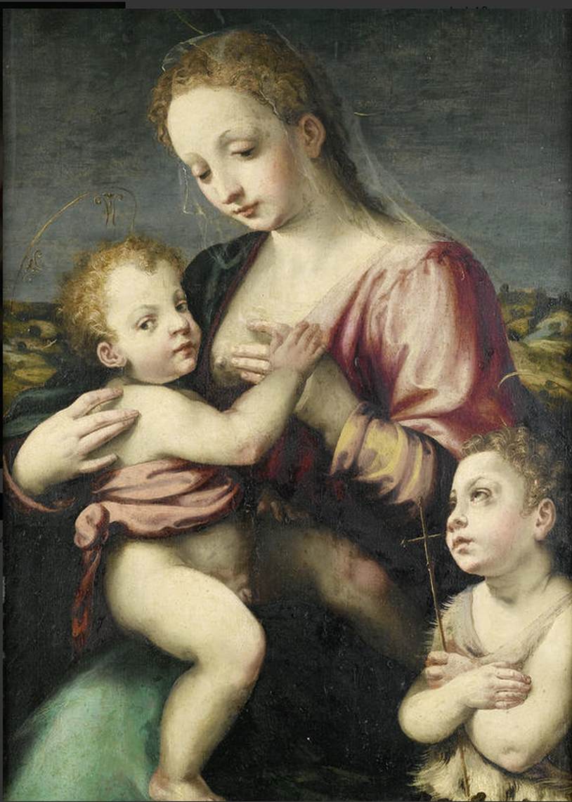 Virgin and Child with the Infant St John the Baptist by