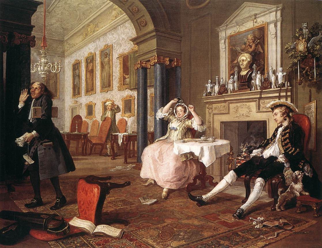 Marriage à la Mode by HOGARTH, William