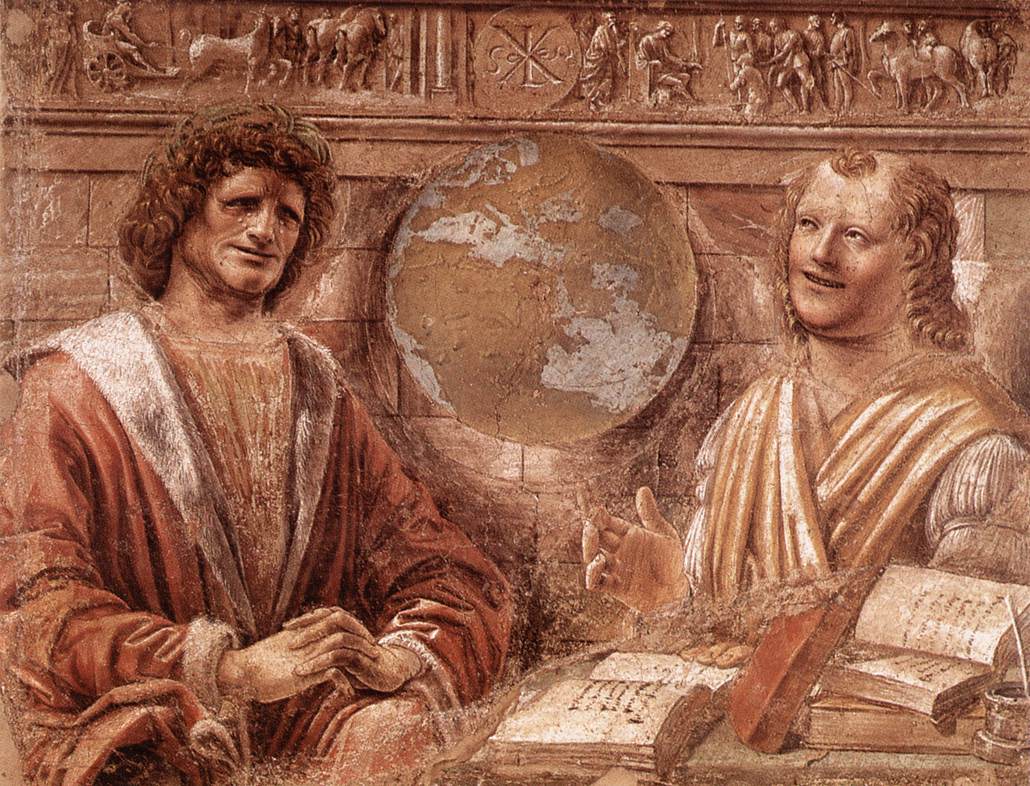 Heraclitus and Democritus by BRAMANTE, Donato