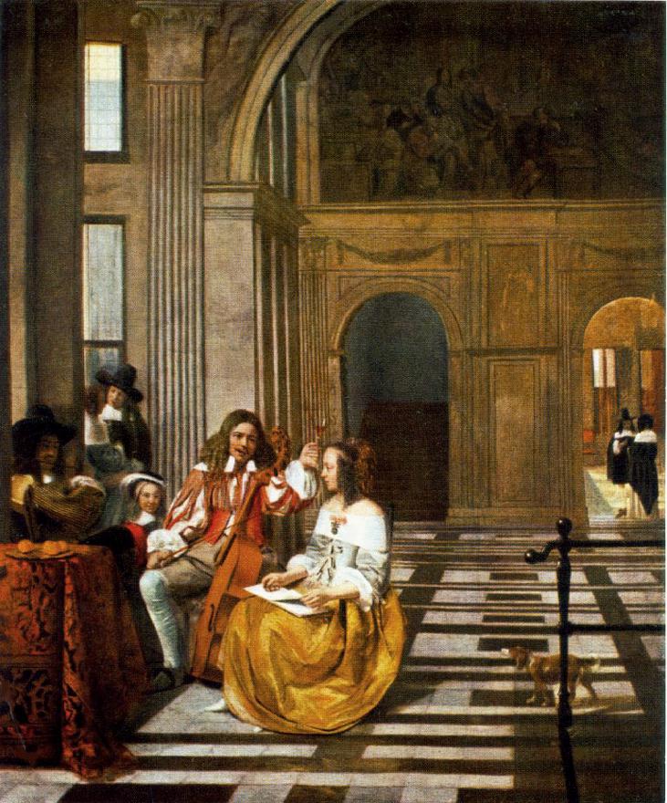 Company Making Music by HOOCH, Pieter de