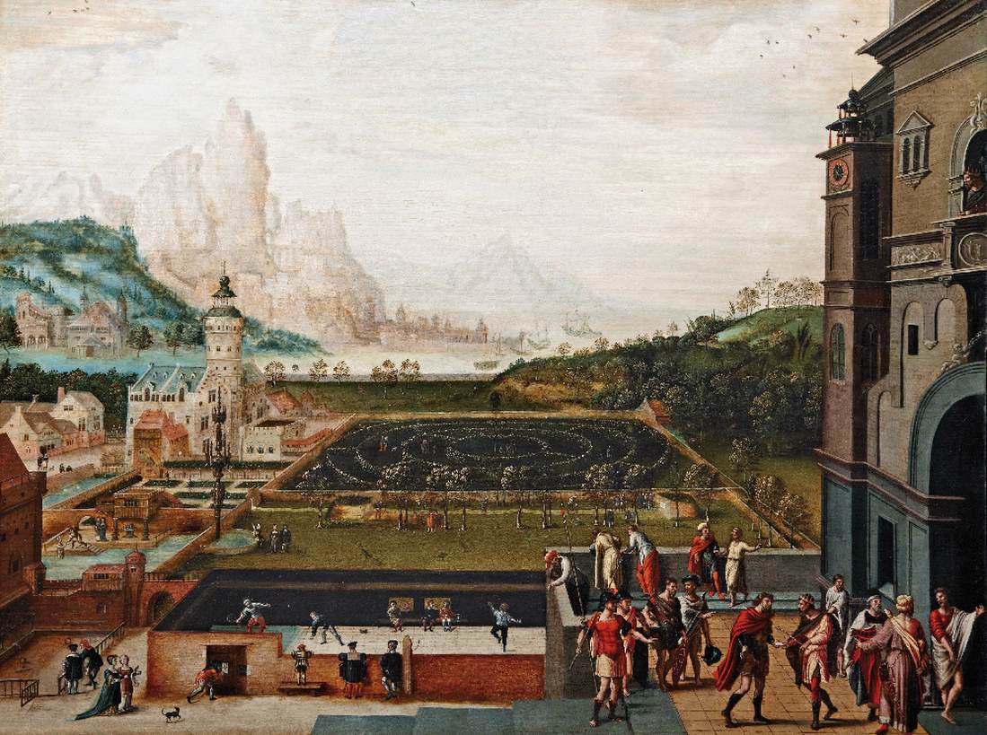 Grounds of a Renaissance Palace by GASSEL, Lucas