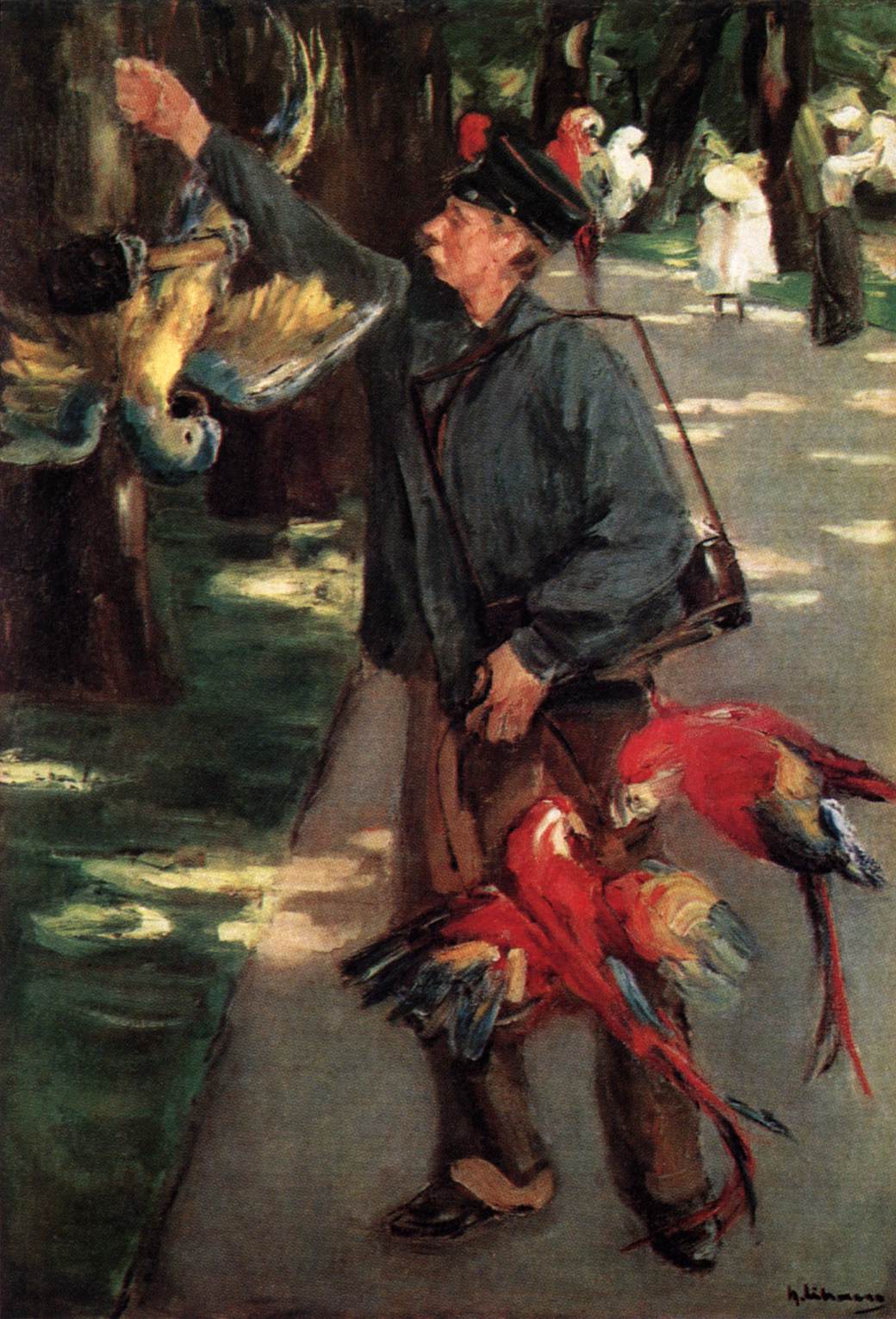 Man with Parrots by