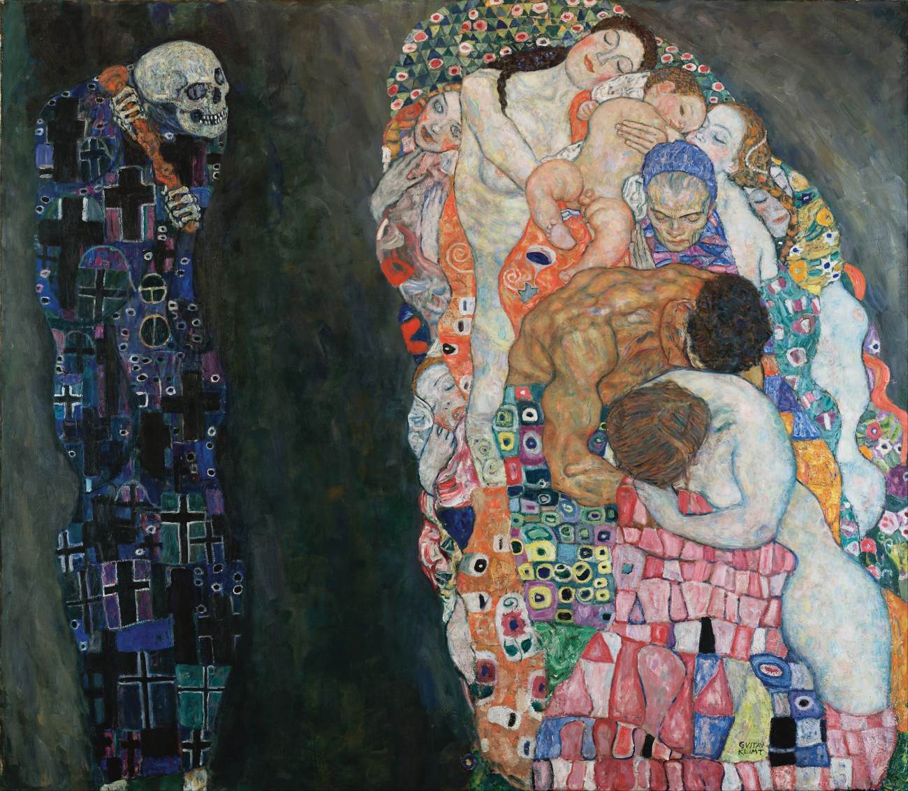 Death and Life by KLIMT, Gustav