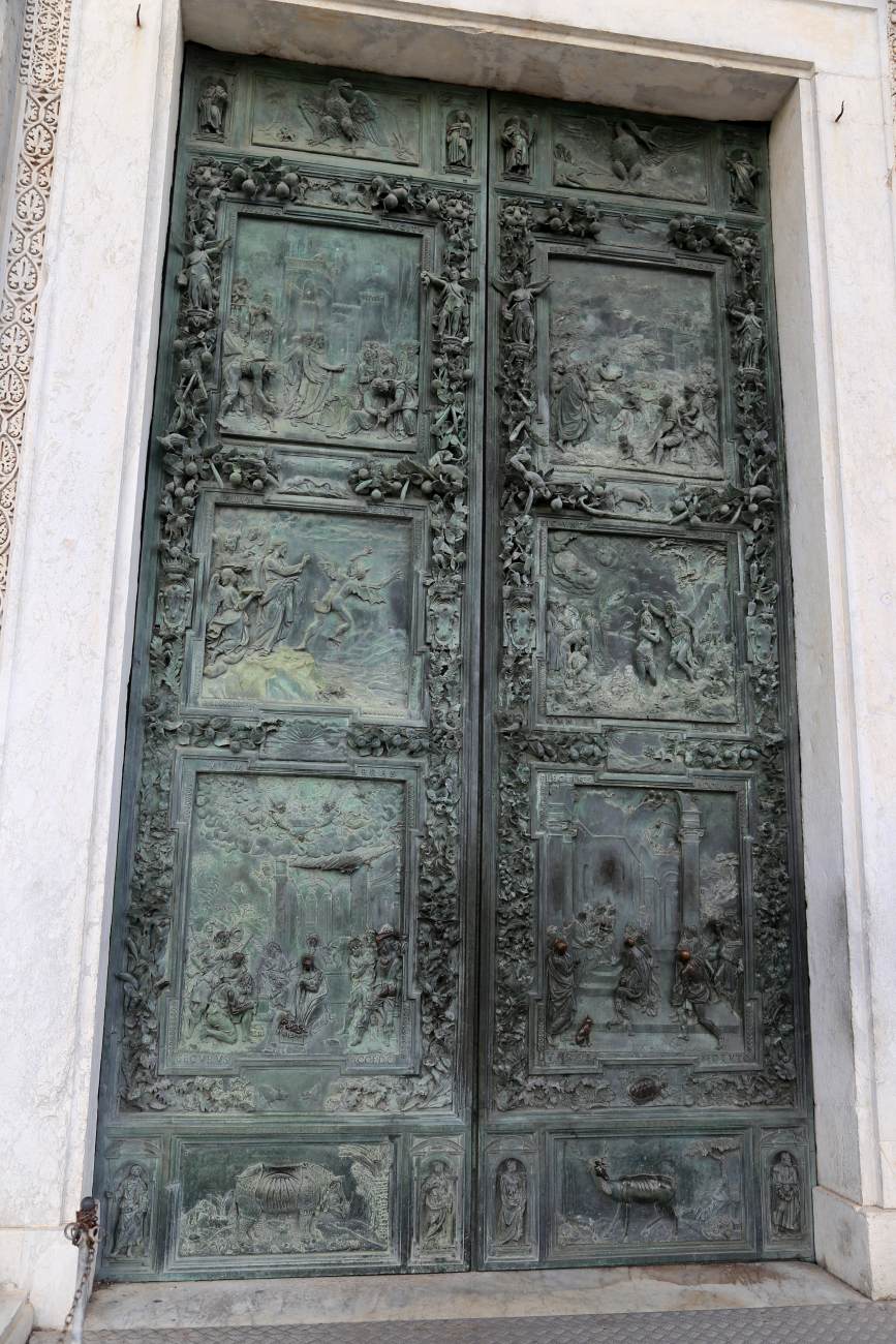 Bronze doors by