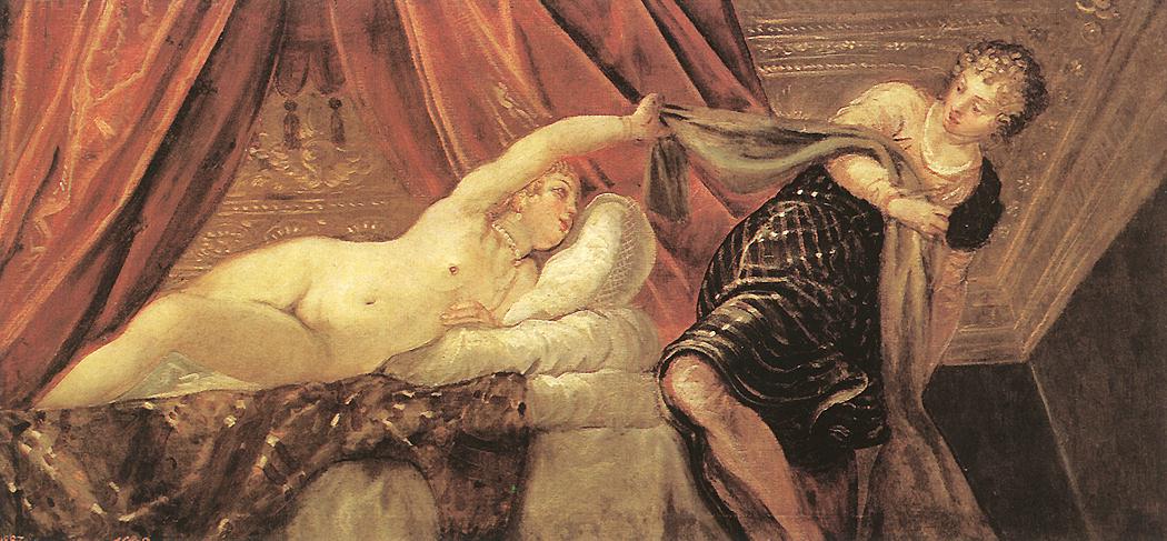 Joseph and Potiphar's Wife by TINTORETTO