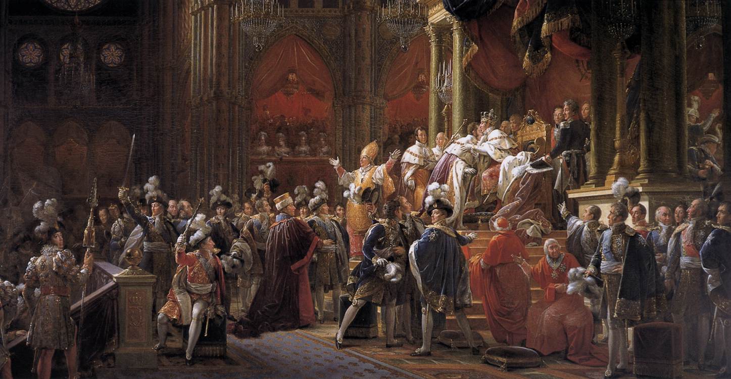 The Coronation of Charles X by GÉRARD, François