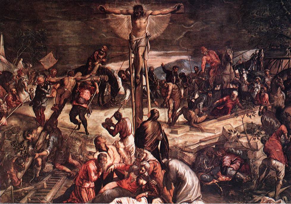 Crucifixion (detail) by TINTORETTO