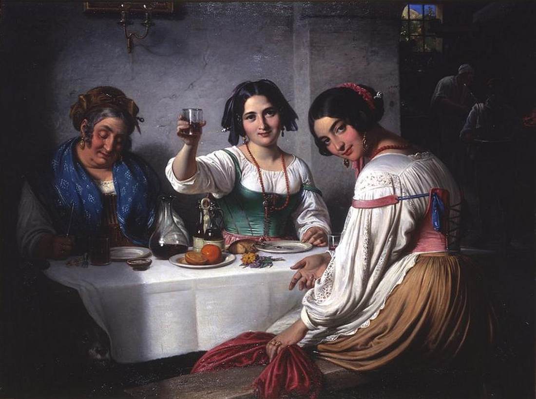 In an Italian Osteria by MARSTRAND, Wilhelm Nicolai