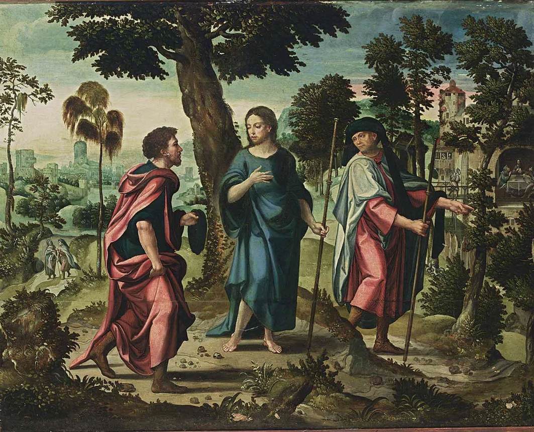 Christ and His Disciples on Their Way to Emmaus by