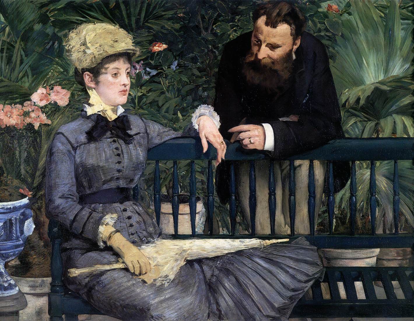 In the Winter Garden by MANET, Edouard