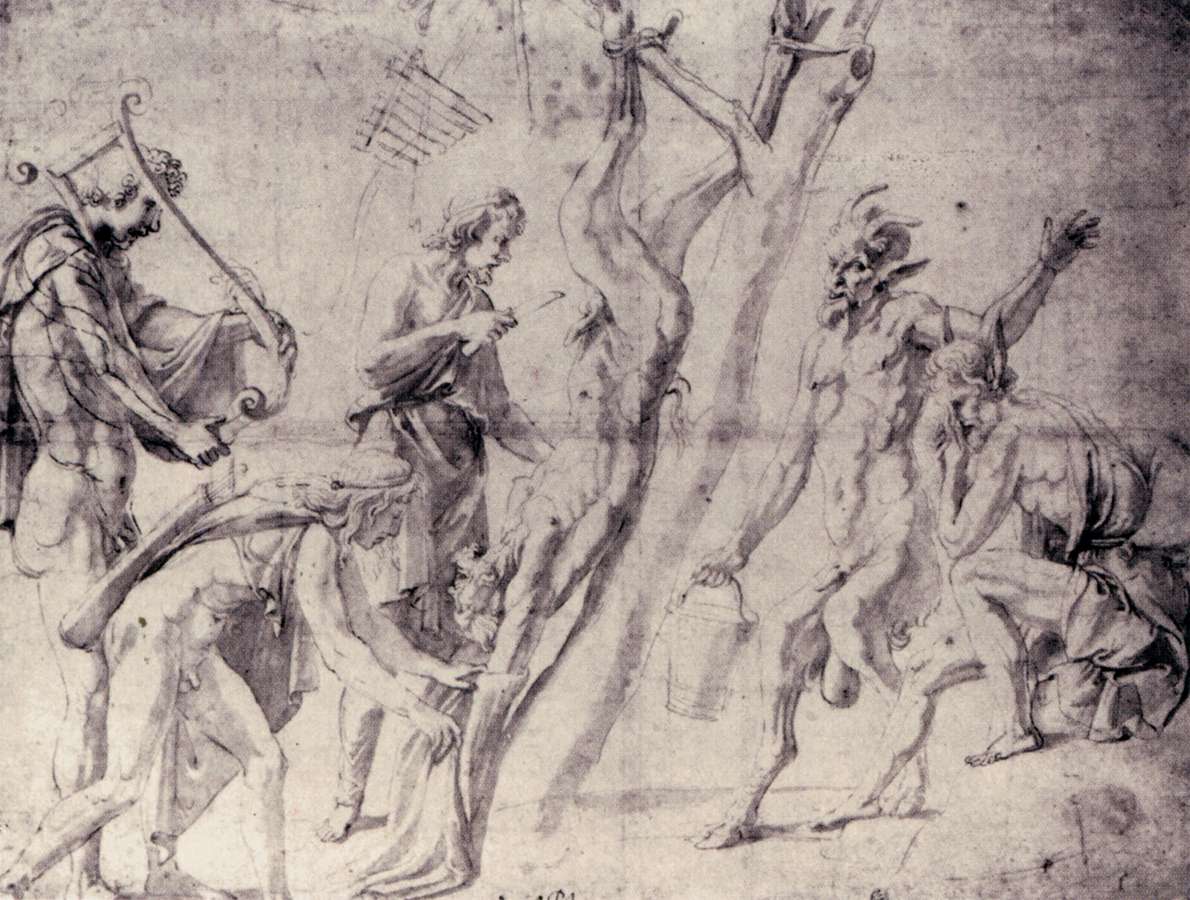 Flaying of Marsyas by GIULIO ROMANO