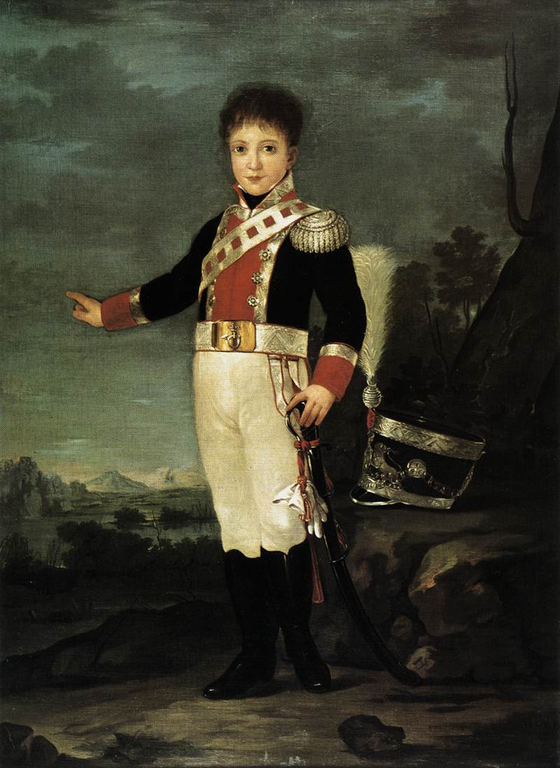 Infante Don Sebastián Gabriel de Borbón y Braganza by GOYA Y LUCIENTES, Francisco de