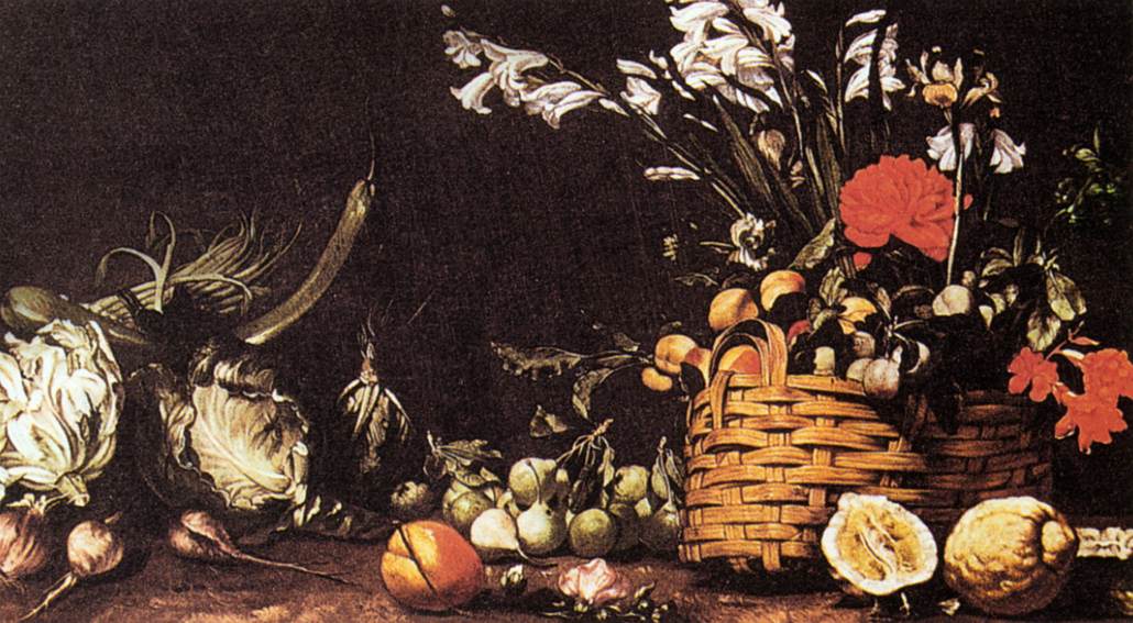 Still-Life with Vegetable, Fruit, and Flowers by