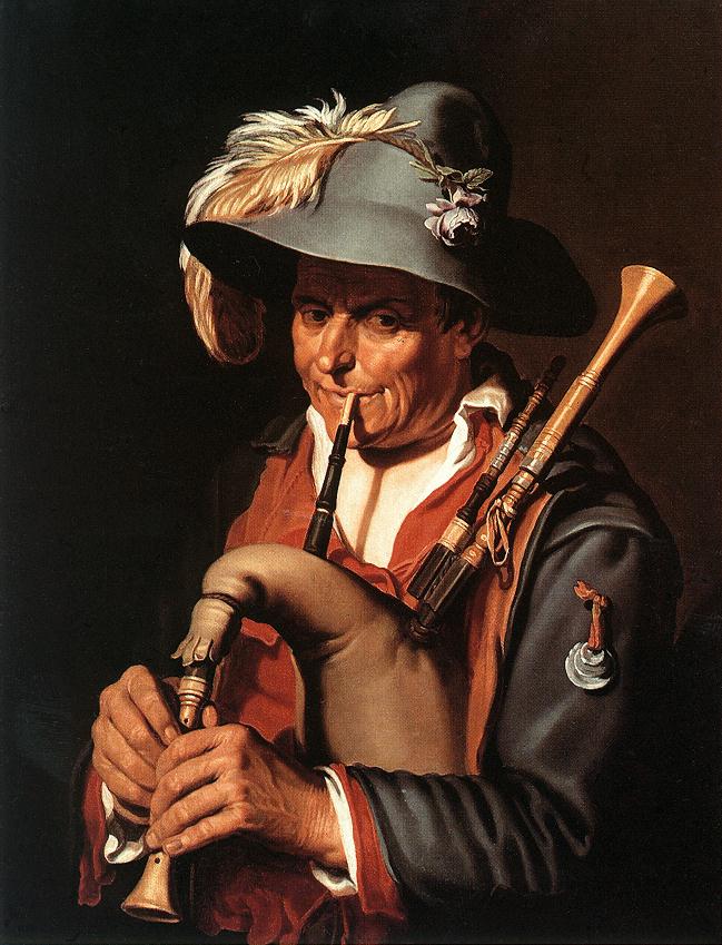 The Bagpiper by BLOEMAERT, Abraham