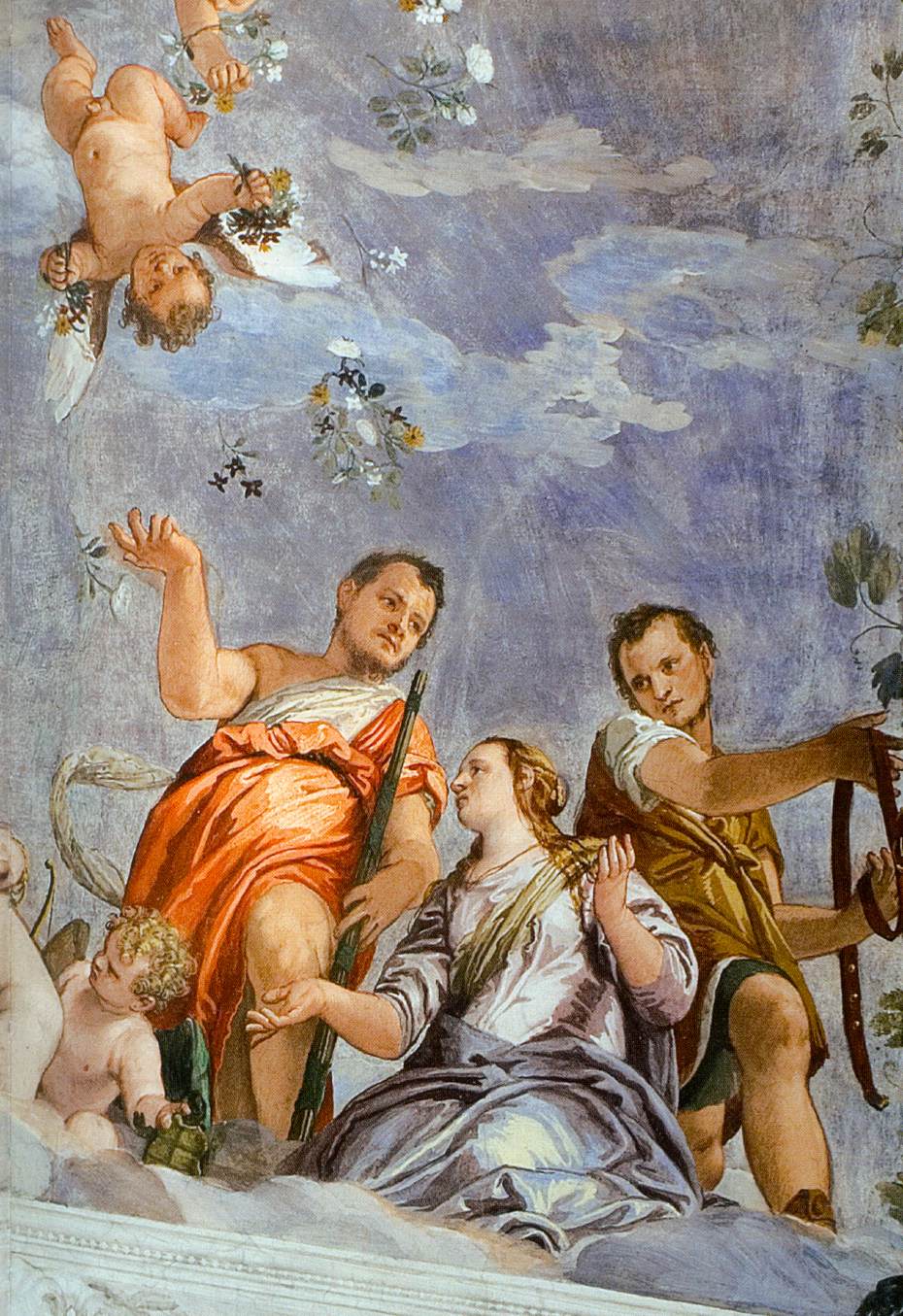 Ceiling decoration (detail) by VERONESE, Paolo