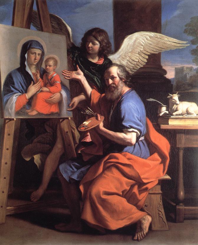 St Luke Displaying a Painting of the Virgin by