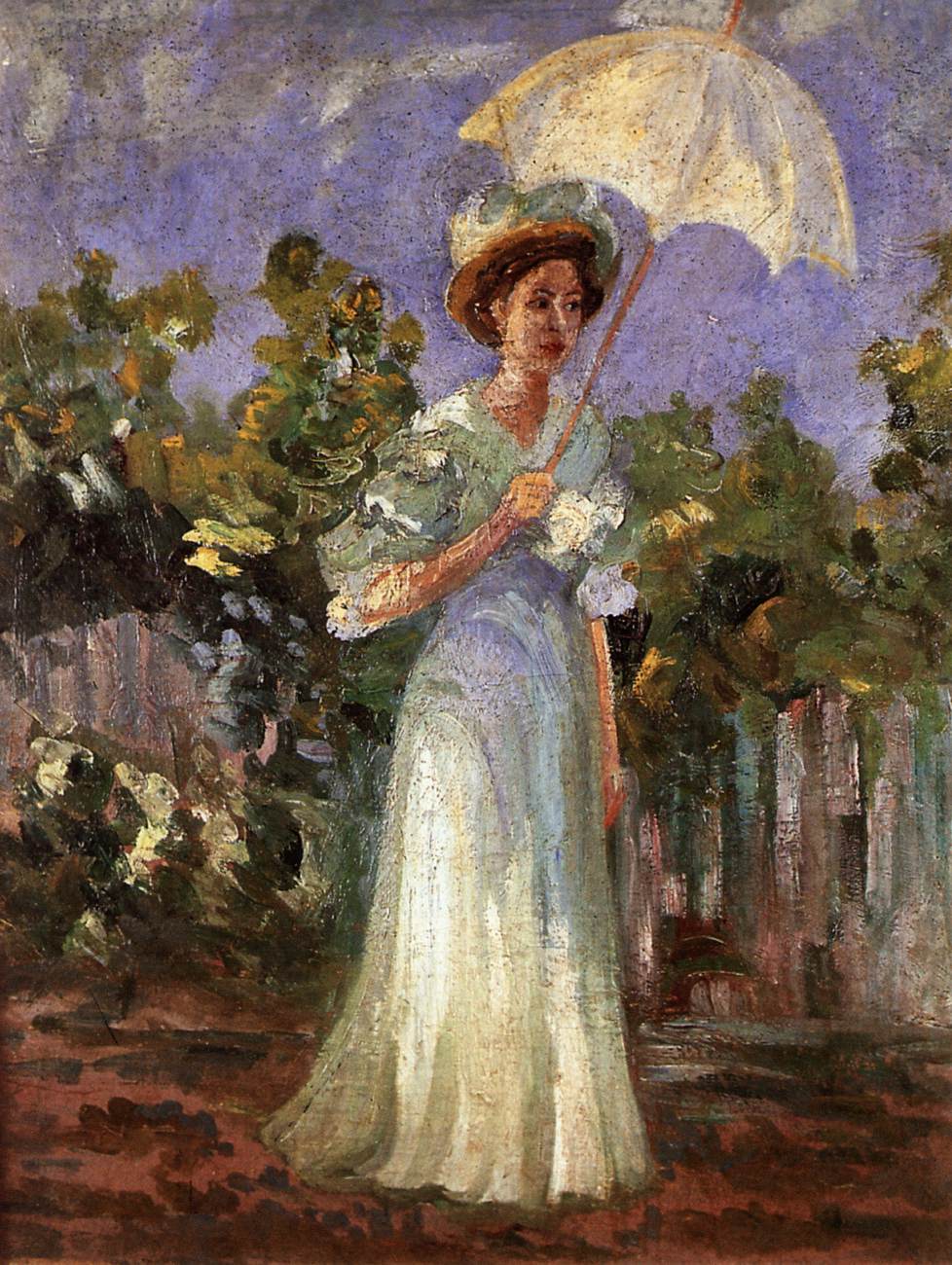 Lady with a White Parasol by