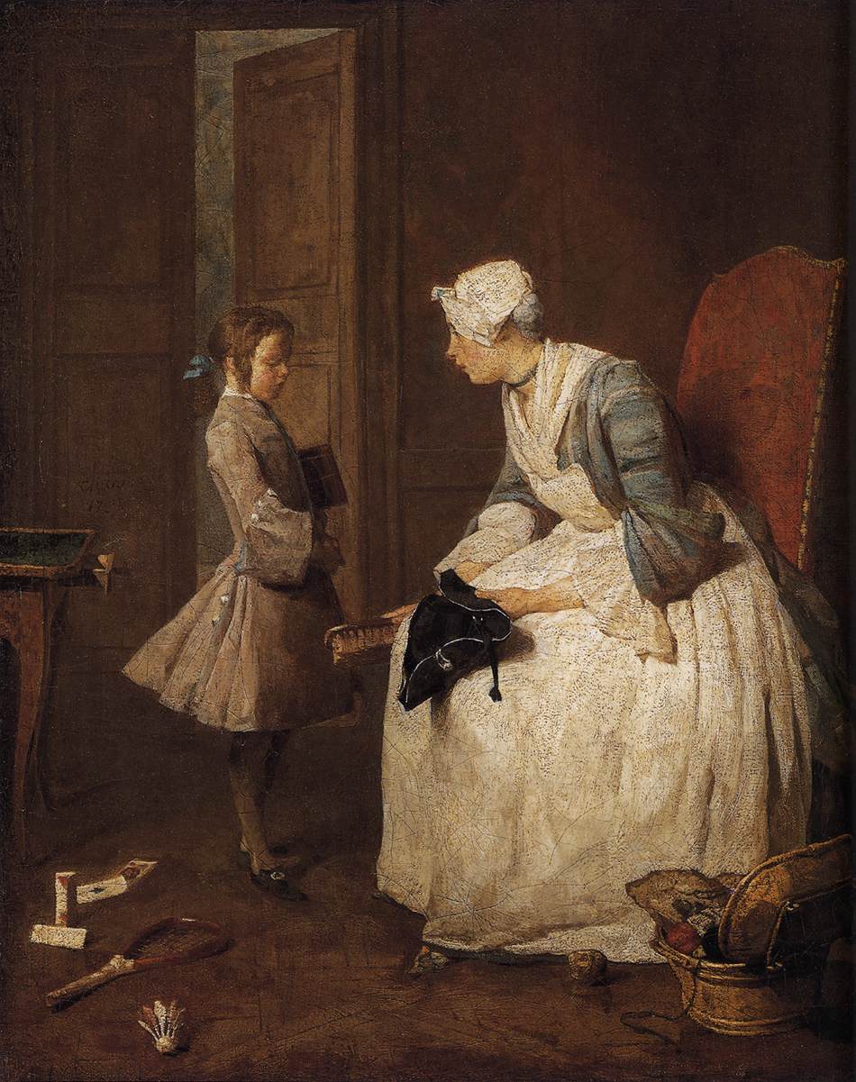 La Gouvernante (The Governess) by CHARDIN, Jean-Baptiste-Siméon