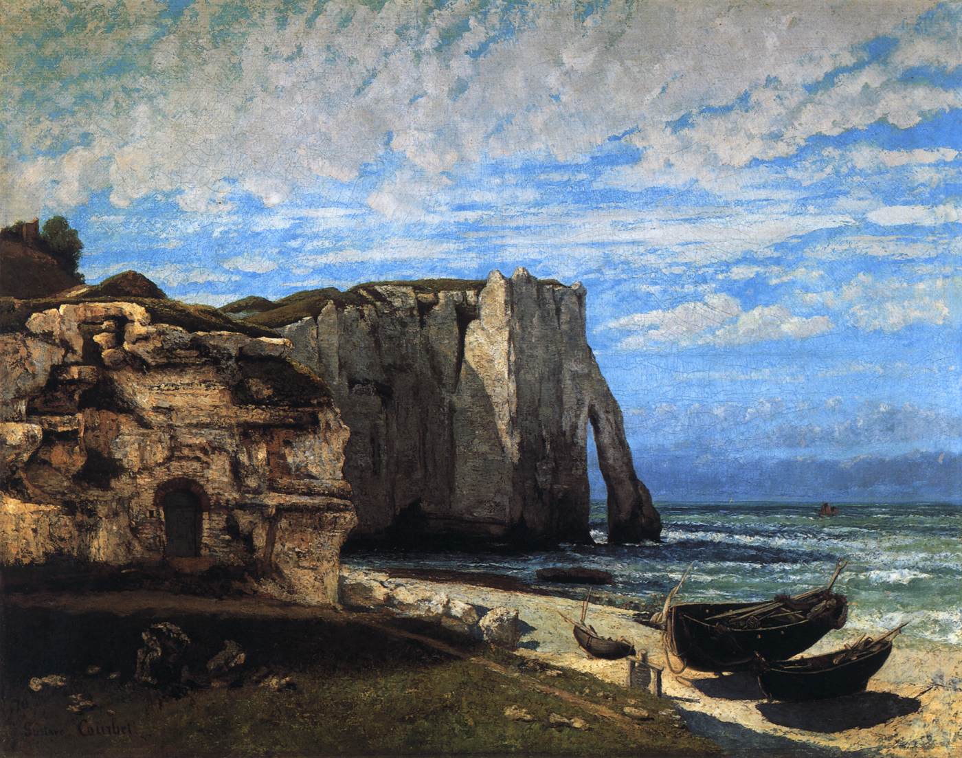 The Cliff at Étretat after the Storm by