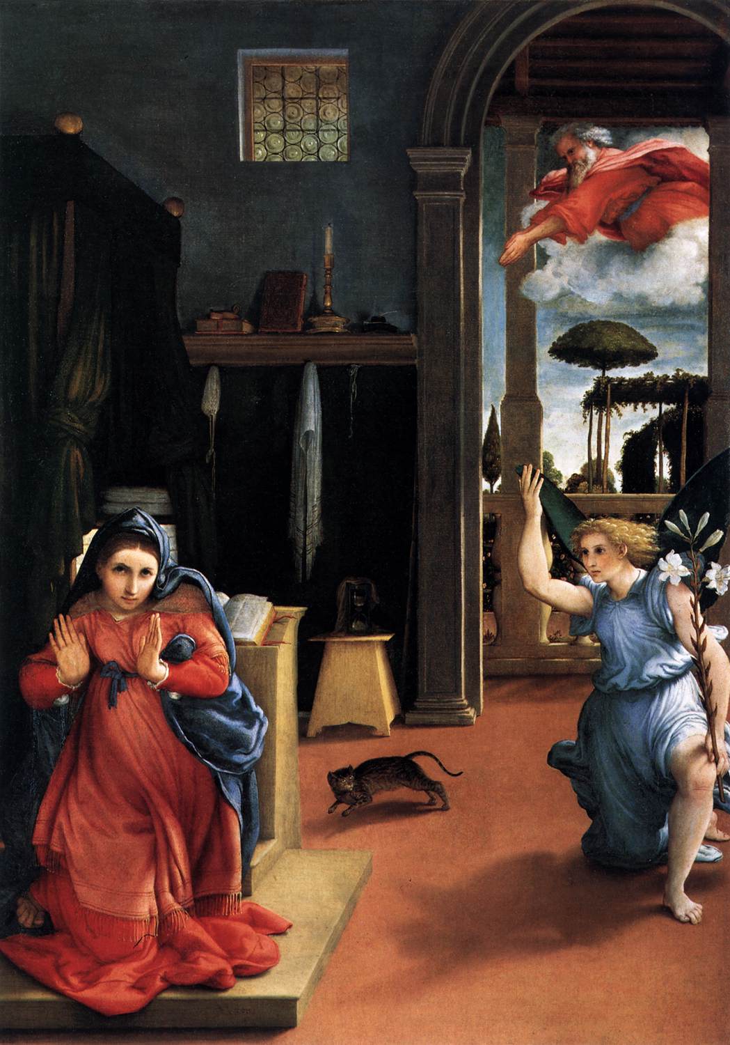 Annunciation by LOTTO, Lorenzo