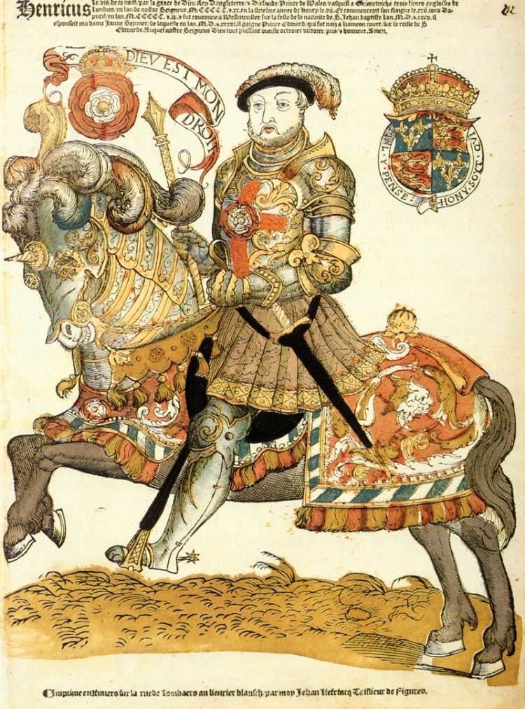 Henry VIII of England on Horseback by ANTHONISZ, Cornelis