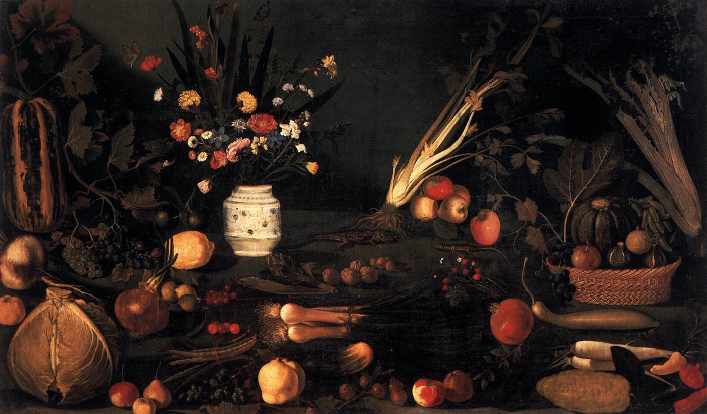 Still-Life with Flowers and Fruit by