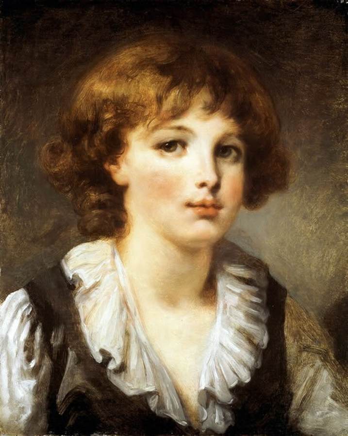 Portrait of a Boy by GREUZE, Jean-Baptiste