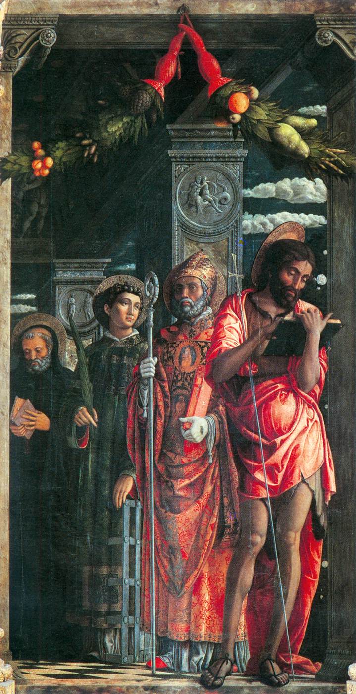 San Zeno Polyptych (right part) by MANTEGNA, Andrea