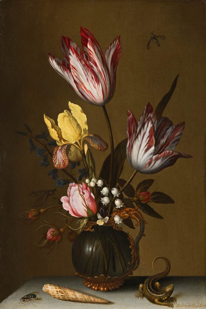 Flower Still-Life by AST, Balthasar van der