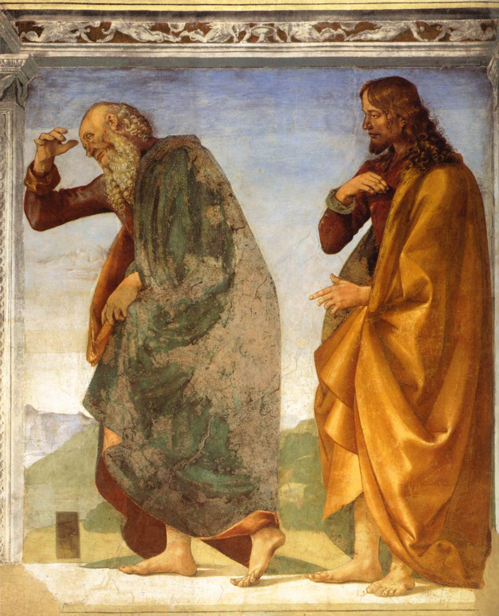 Pair of Apostles in Dispute by