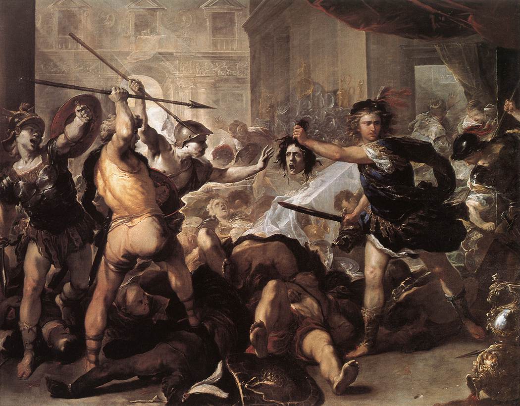 Perseus Fighting Phineus and his Companions by