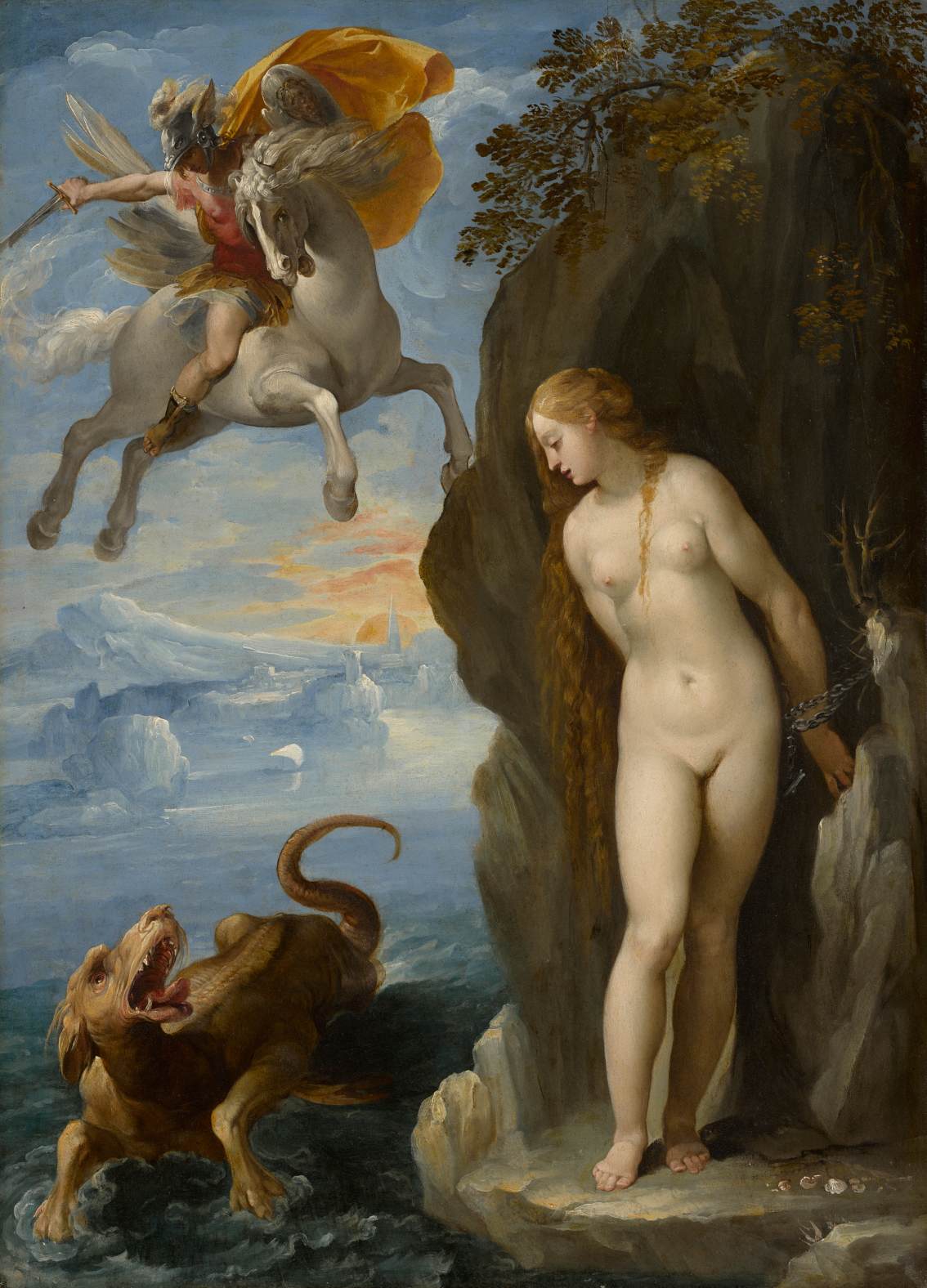 Perseus Rescuing Andromeda by CESARI, Giuseppe