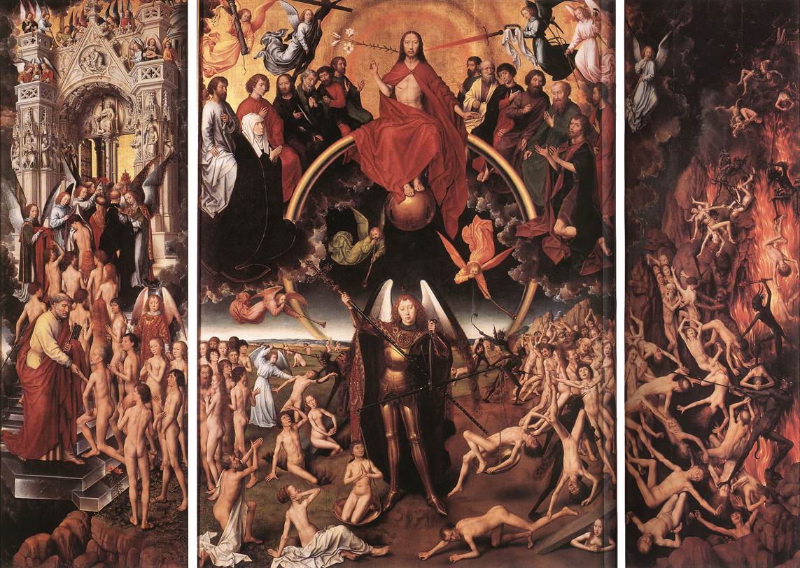 Last Judgment Triptych (open) by MEMLING, Hans